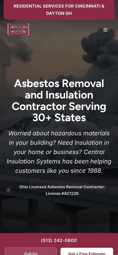 Central Insulation Systems on mobile